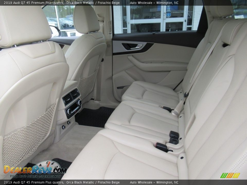 2019 Audi Q7 45 Premium Plus quattro Orca Black Metallic / Pistachio Beige Photo #11