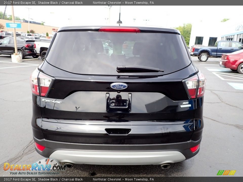 2017 Ford Escape SE Shadow Black / Charcoal Black Photo #6