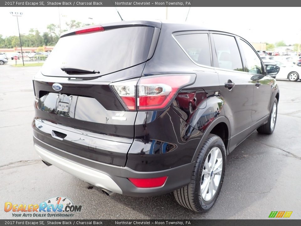 2017 Ford Escape SE Shadow Black / Charcoal Black Photo #8