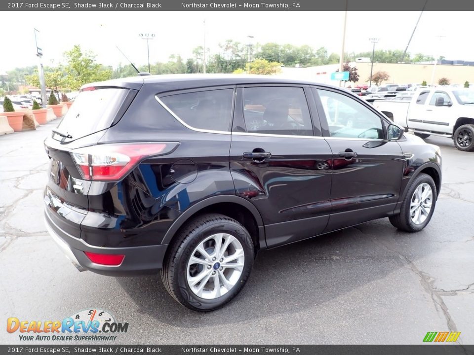 2017 Ford Escape SE Shadow Black / Charcoal Black Photo #9