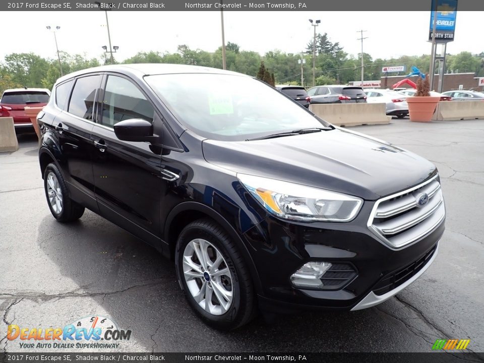 2017 Ford Escape SE Shadow Black / Charcoal Black Photo #11