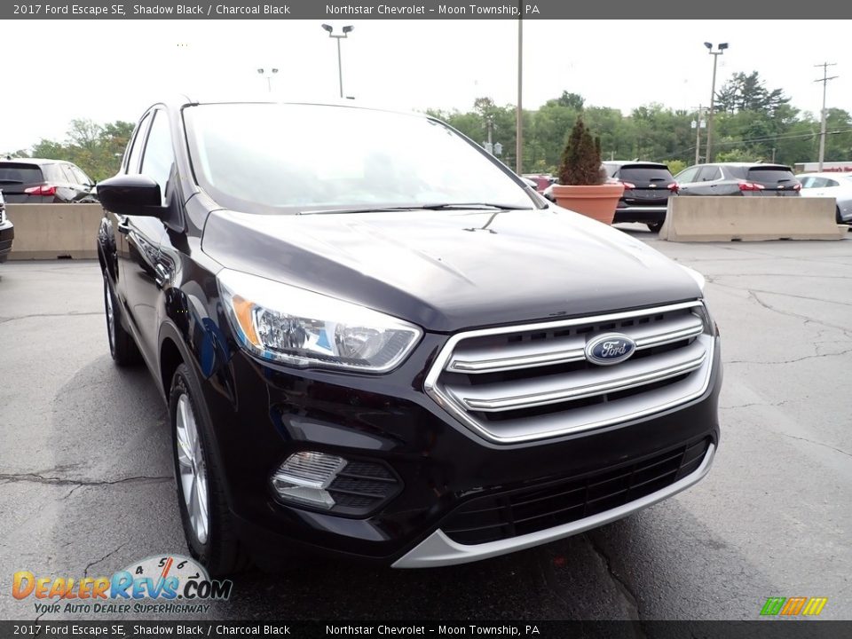 2017 Ford Escape SE Shadow Black / Charcoal Black Photo #12