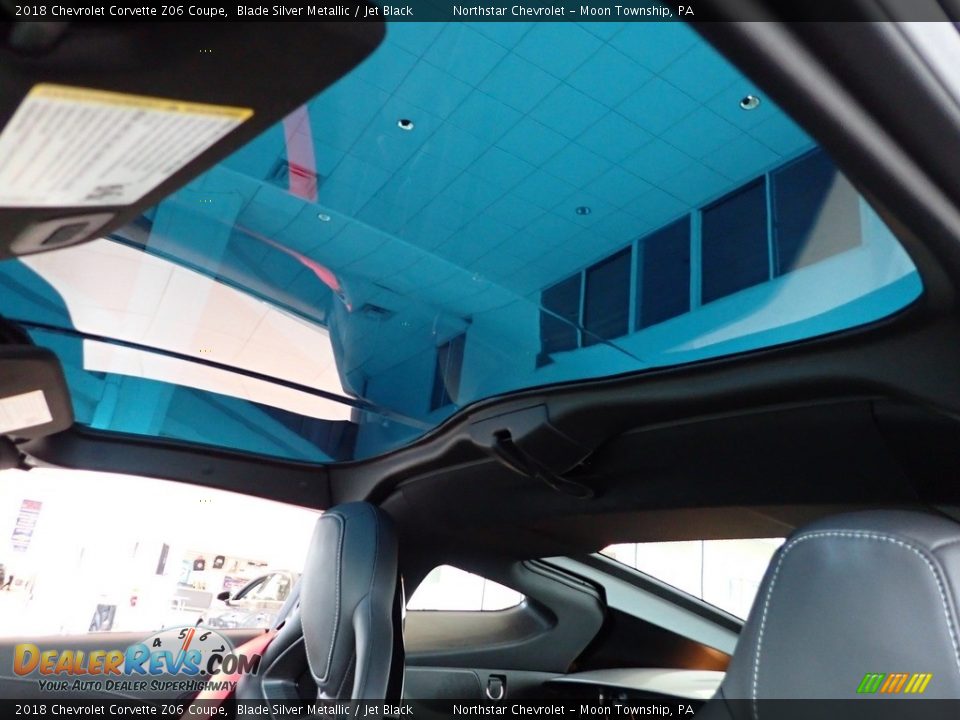 Sunroof of 2018 Chevrolet Corvette Z06 Coupe Photo #25