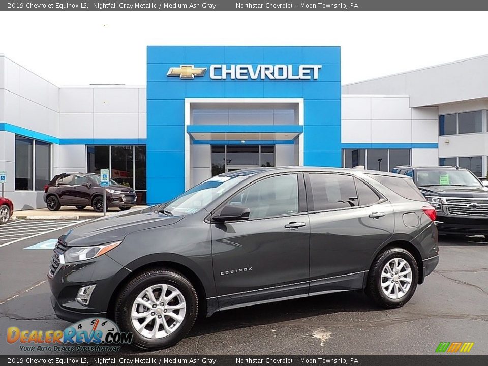 2019 Chevrolet Equinox LS Nightfall Gray Metallic / Medium Ash Gray Photo #1