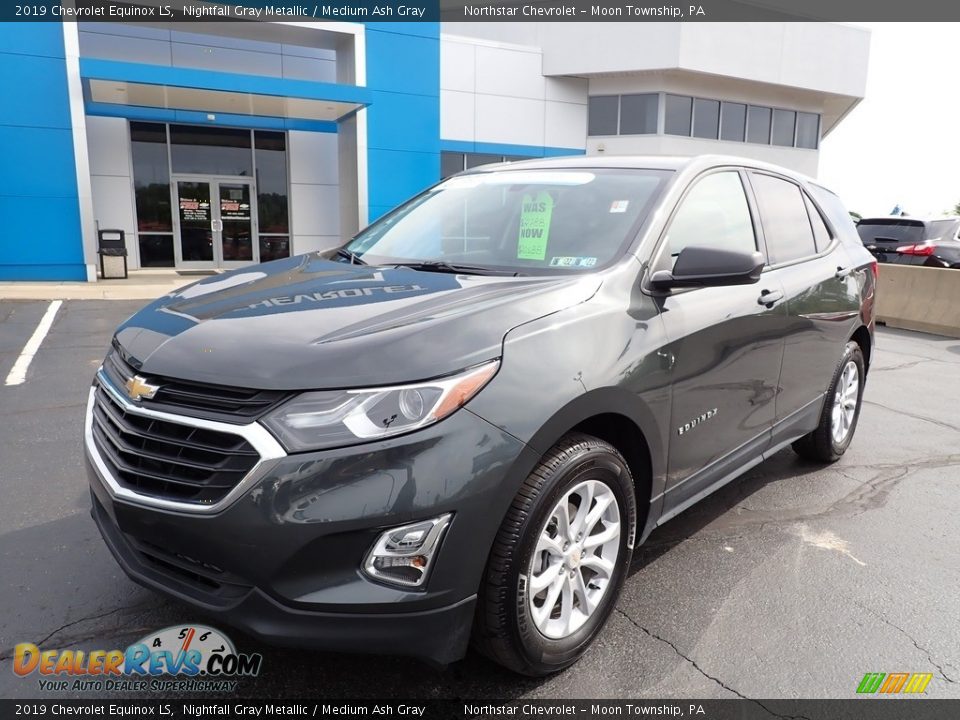 2019 Chevrolet Equinox LS Nightfall Gray Metallic / Medium Ash Gray Photo #2