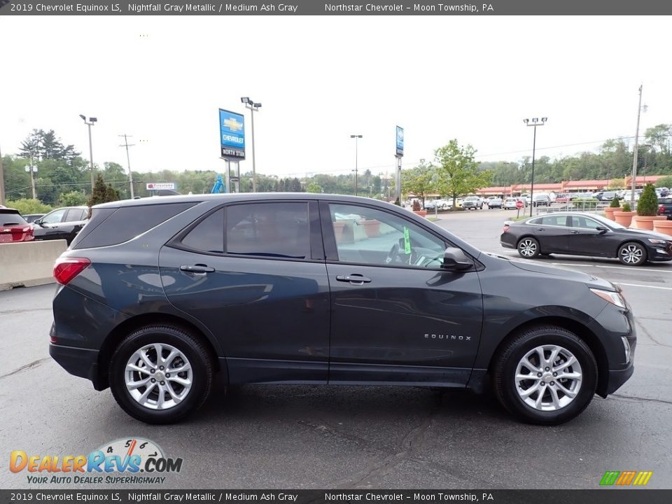 2019 Chevrolet Equinox LS Nightfall Gray Metallic / Medium Ash Gray Photo #10