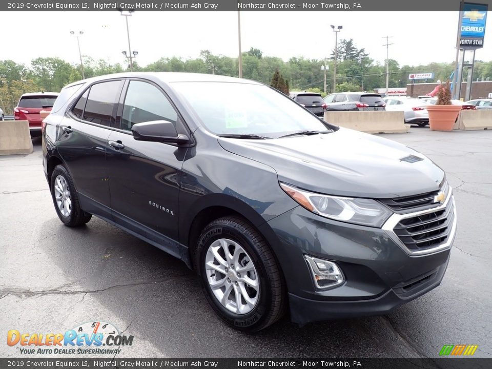 2019 Chevrolet Equinox LS Nightfall Gray Metallic / Medium Ash Gray Photo #11