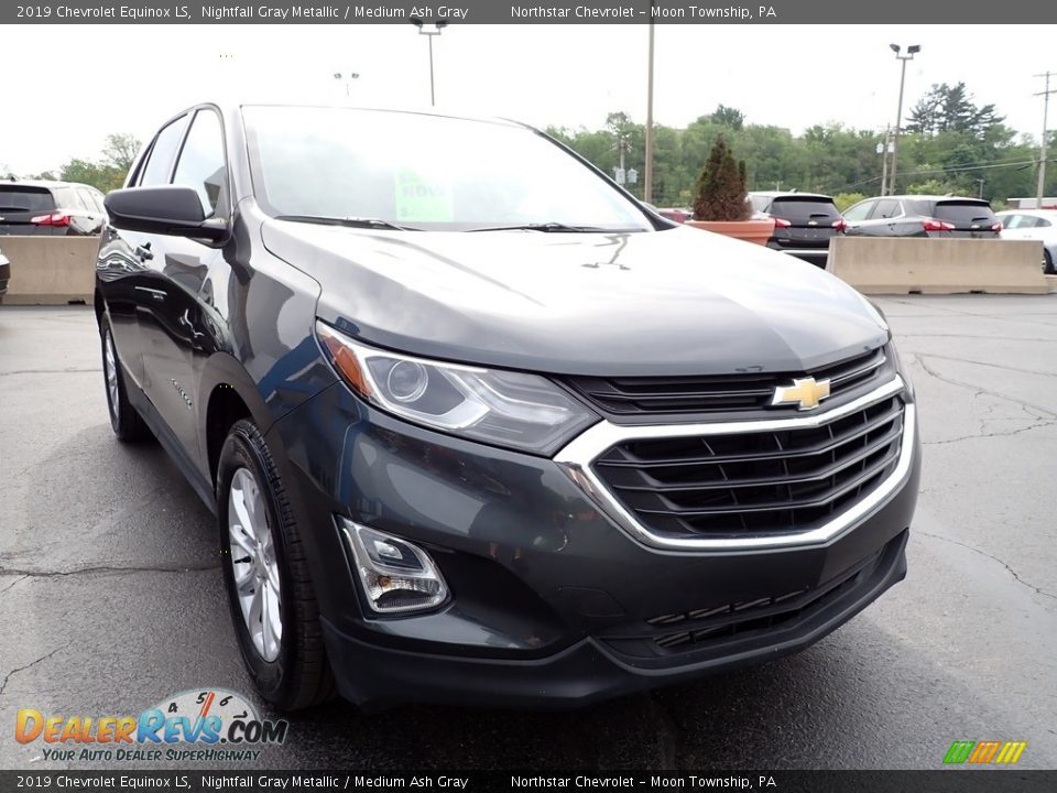 2019 Chevrolet Equinox LS Nightfall Gray Metallic / Medium Ash Gray Photo #12