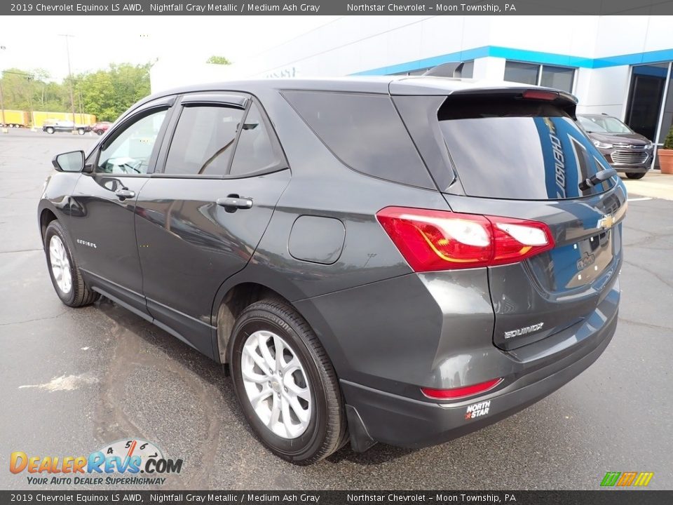 2019 Chevrolet Equinox LS AWD Nightfall Gray Metallic / Medium Ash Gray Photo #4