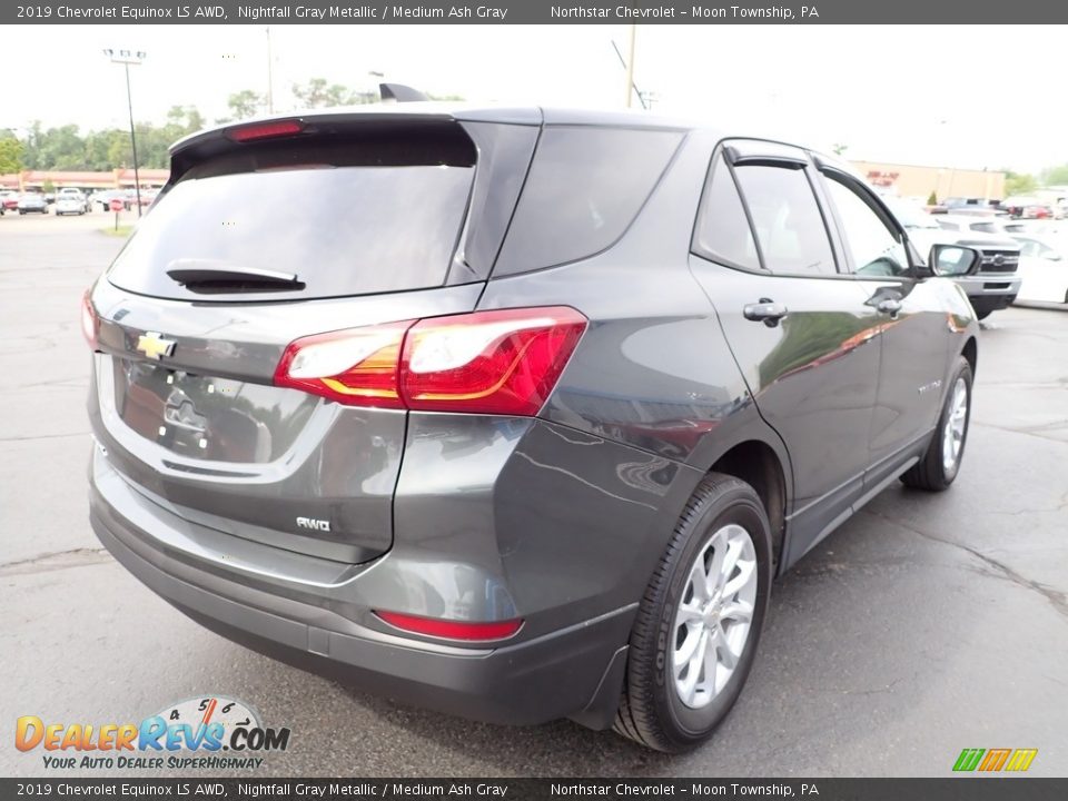 2019 Chevrolet Equinox LS AWD Nightfall Gray Metallic / Medium Ash Gray Photo #8