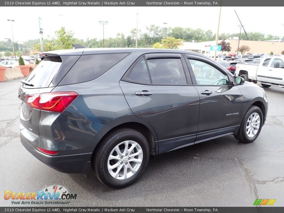 2019 Chevrolet Equinox LS AWD Nightfall Gray Metallic / Medium Ash Gray Photo #9