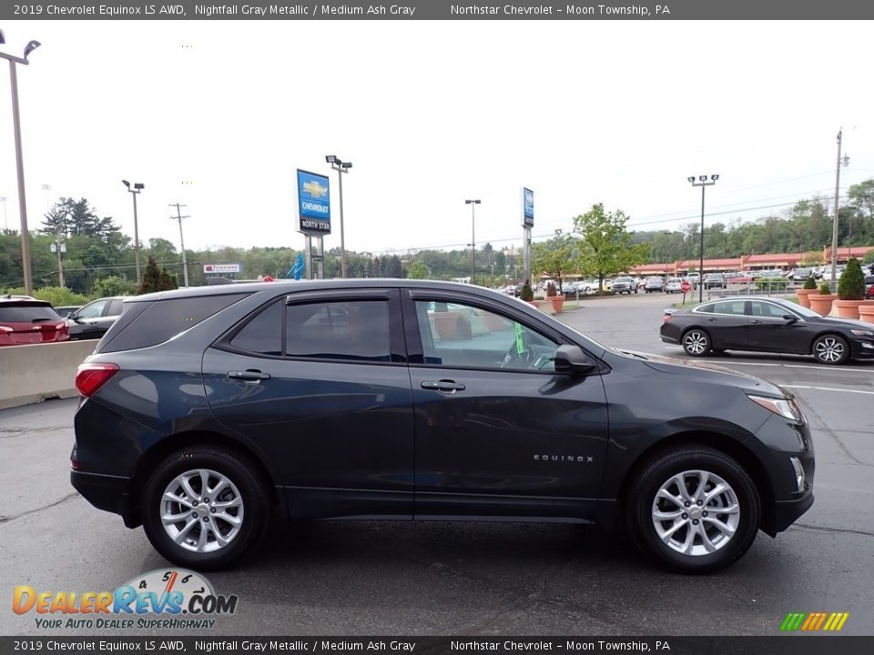 2019 Chevrolet Equinox LS AWD Nightfall Gray Metallic / Medium Ash Gray Photo #10