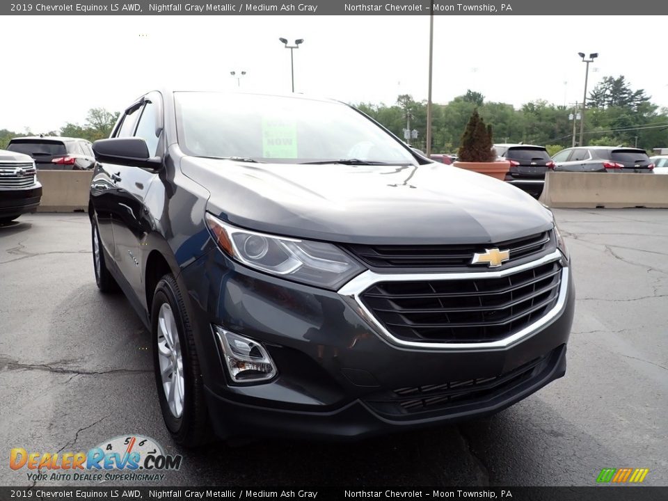 2019 Chevrolet Equinox LS AWD Nightfall Gray Metallic / Medium Ash Gray Photo #12