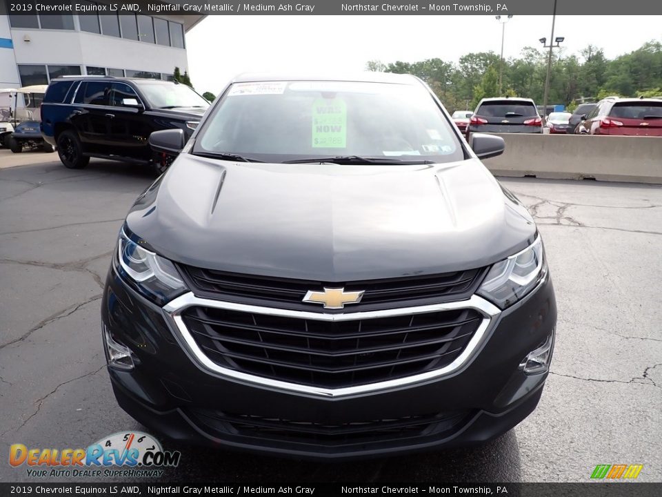 2019 Chevrolet Equinox LS AWD Nightfall Gray Metallic / Medium Ash Gray Photo #13