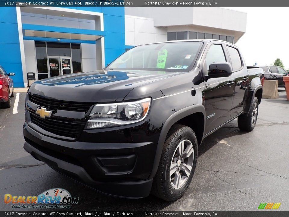 2017 Chevrolet Colorado WT Crew Cab 4x4 Black / Jet Black/­Dark Ash Photo #2