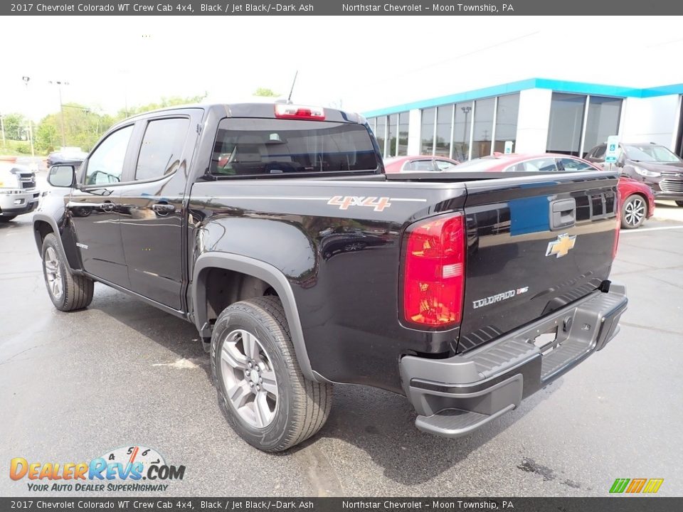 2017 Chevrolet Colorado WT Crew Cab 4x4 Black / Jet Black/­Dark Ash Photo #4