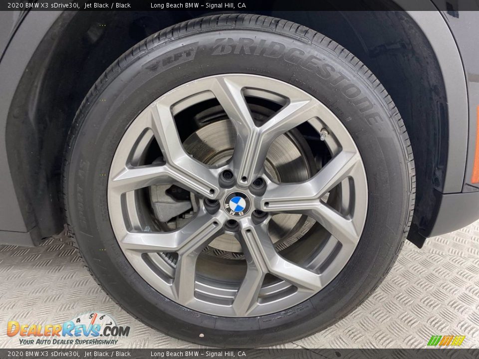 2020 BMW X3 sDrive30i Jet Black / Black Photo #6