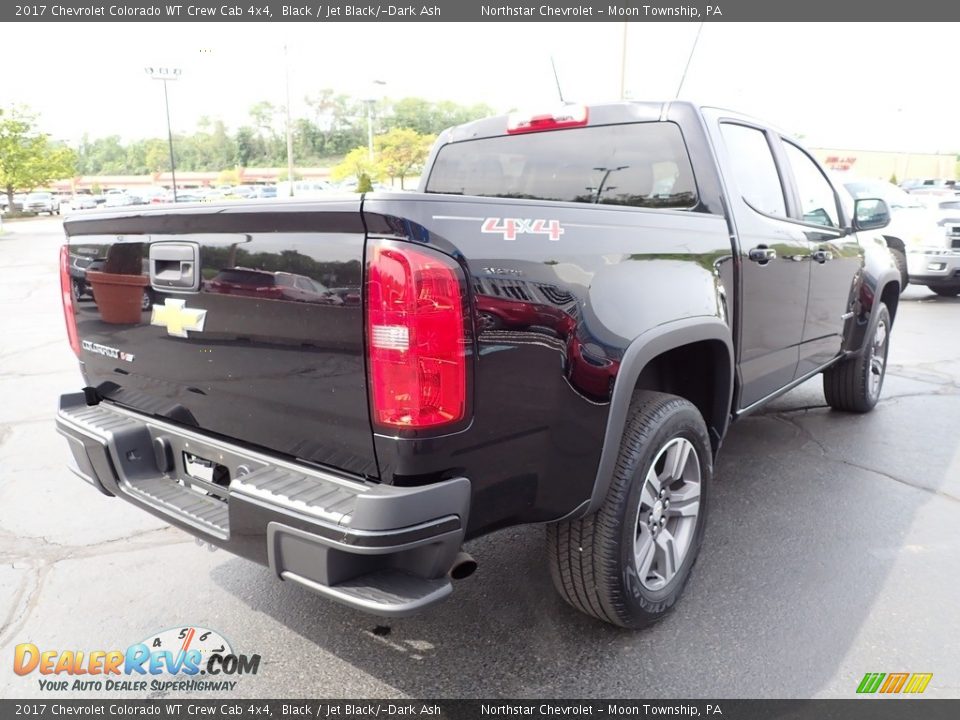 2017 Chevrolet Colorado WT Crew Cab 4x4 Black / Jet Black/­Dark Ash Photo #7