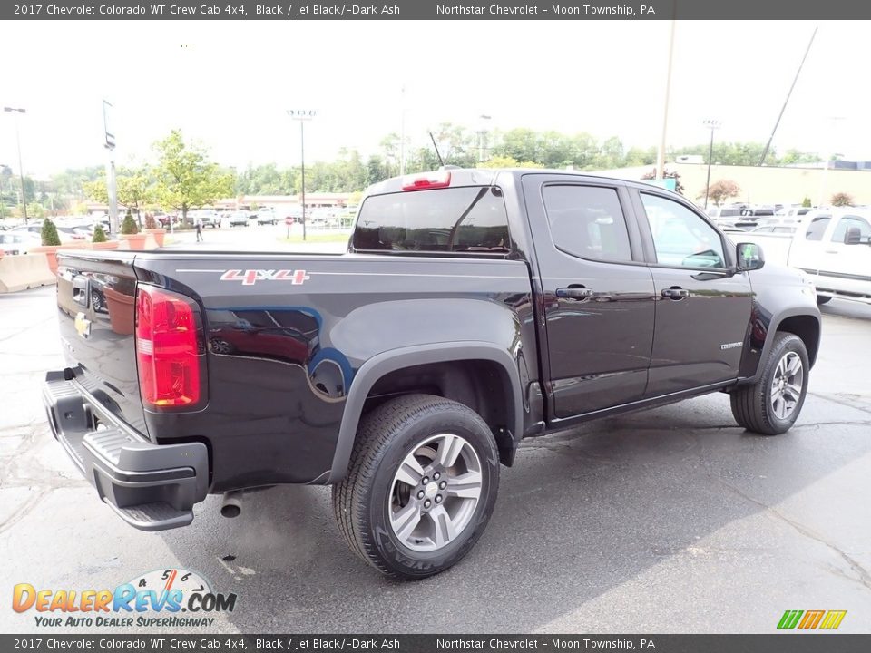 2017 Chevrolet Colorado WT Crew Cab 4x4 Black / Jet Black/­Dark Ash Photo #8