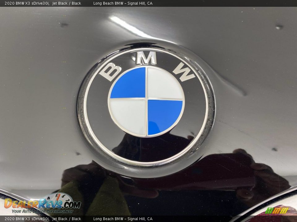 2020 BMW X3 sDrive30i Jet Black / Black Photo #8