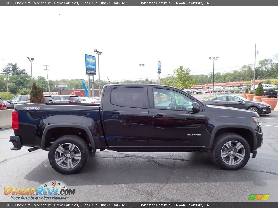 2017 Chevrolet Colorado WT Crew Cab 4x4 Black / Jet Black/­Dark Ash Photo #9