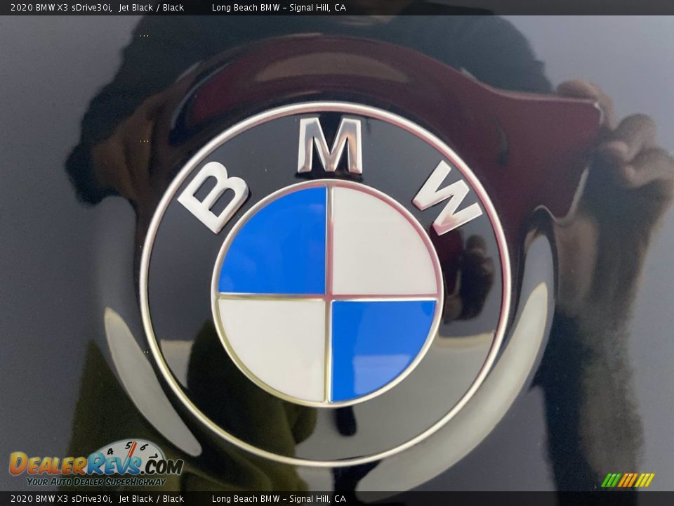 2020 BMW X3 sDrive30i Jet Black / Black Photo #10