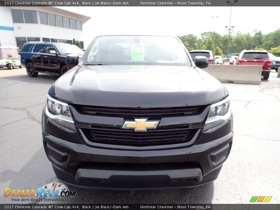 2017 Chevrolet Colorado WT Crew Cab 4x4 Black / Jet Black/­Dark Ash Photo #12