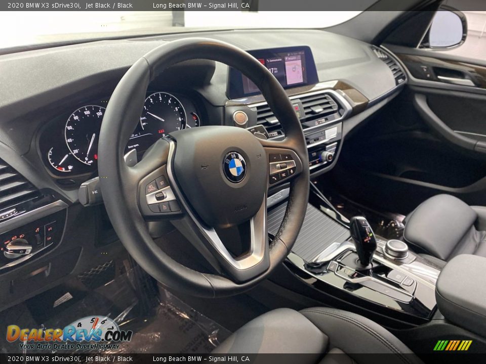 2020 BMW X3 sDrive30i Jet Black / Black Photo #16