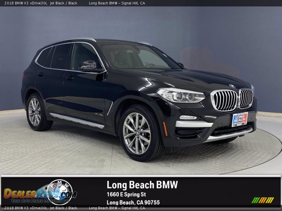 2018 BMW X3 xDrive30i Jet Black / Black Photo #1