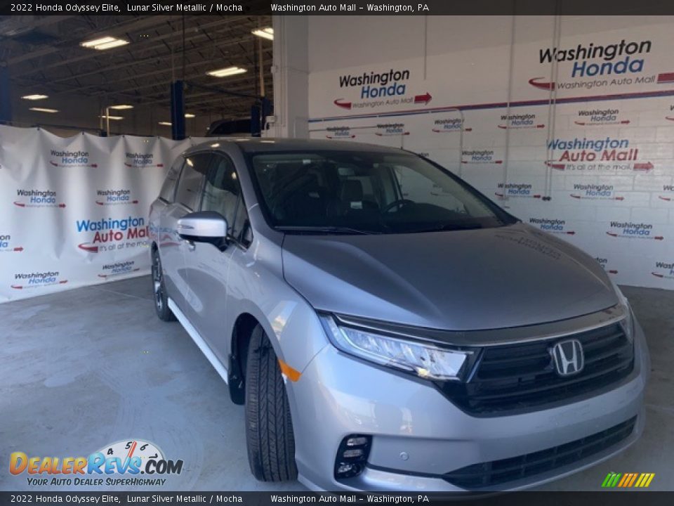 2022 Honda Odyssey Elite Lunar Silver Metallic / Mocha Photo #1