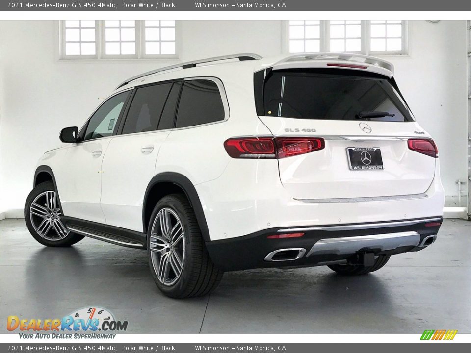 2021 Mercedes-Benz GLS 450 4Matic Polar White / Black Photo #2