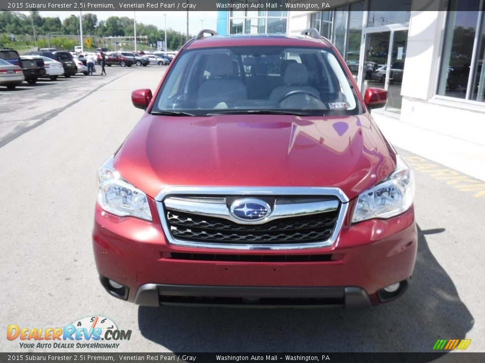 2015 Subaru Forester 2.5i Premium Venetian Red Pearl / Gray Photo #5