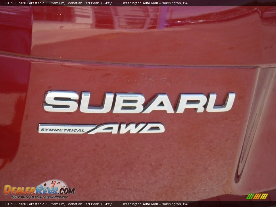 2015 Subaru Forester 2.5i Premium Venetian Red Pearl / Gray Photo #9