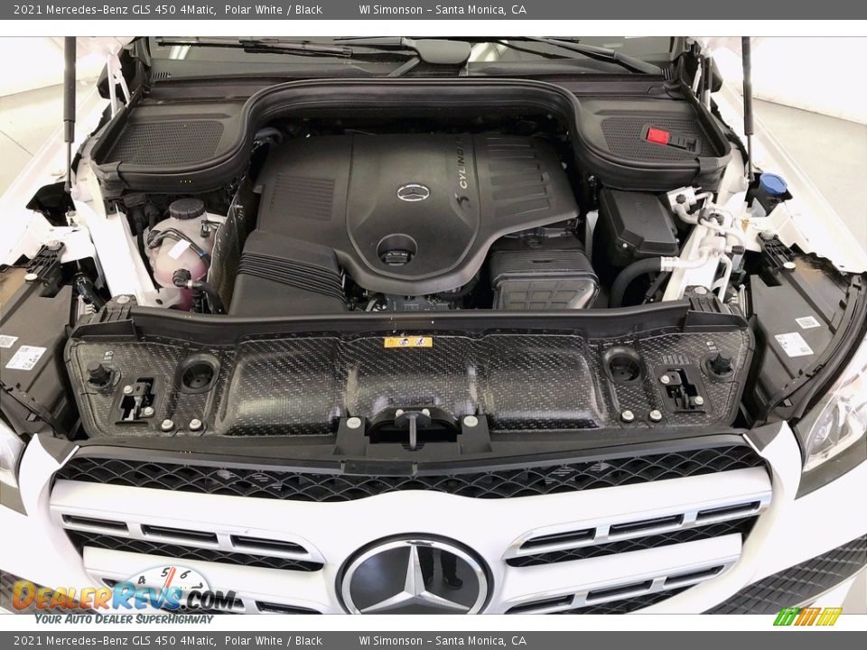 2021 Mercedes-Benz GLS 450 4Matic Polar White / Black Photo #9