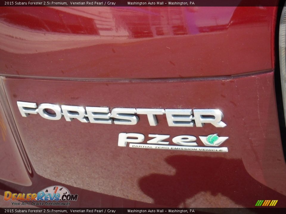 2015 Subaru Forester 2.5i Premium Venetian Red Pearl / Gray Photo #12