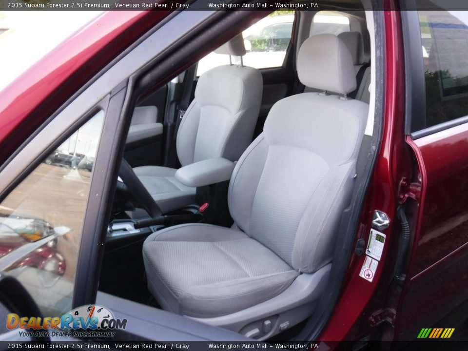 2015 Subaru Forester 2.5i Premium Venetian Red Pearl / Gray Photo #15