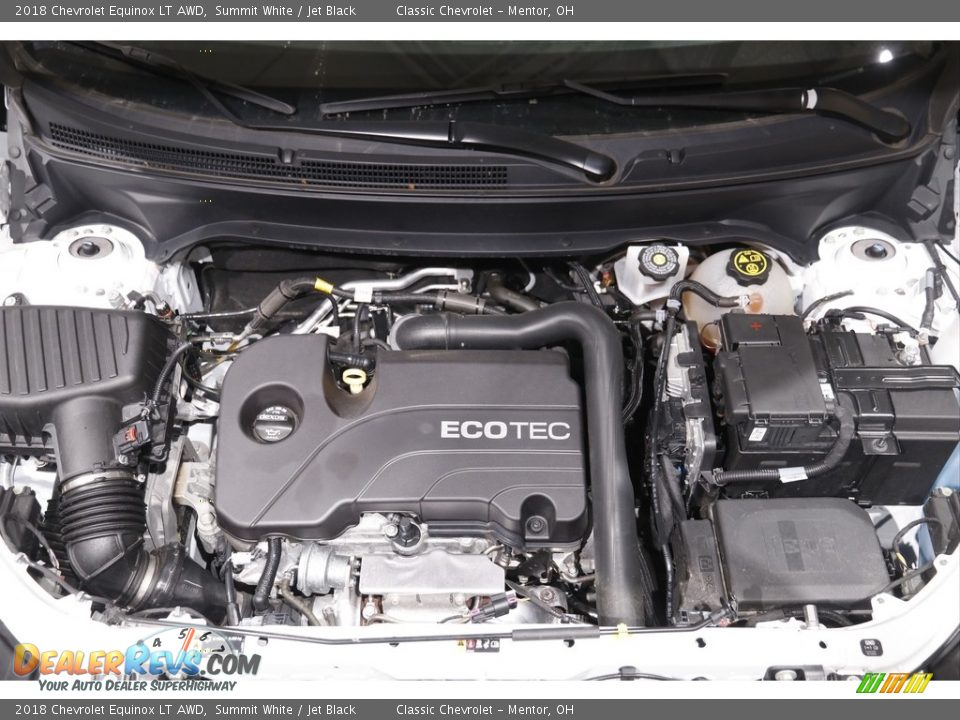 2018 Chevrolet Equinox LT AWD Summit White / Jet Black Photo #17