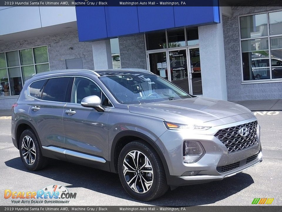 2019 Hyundai Santa Fe Ultimate AWD Machine Gray / Black Photo #1