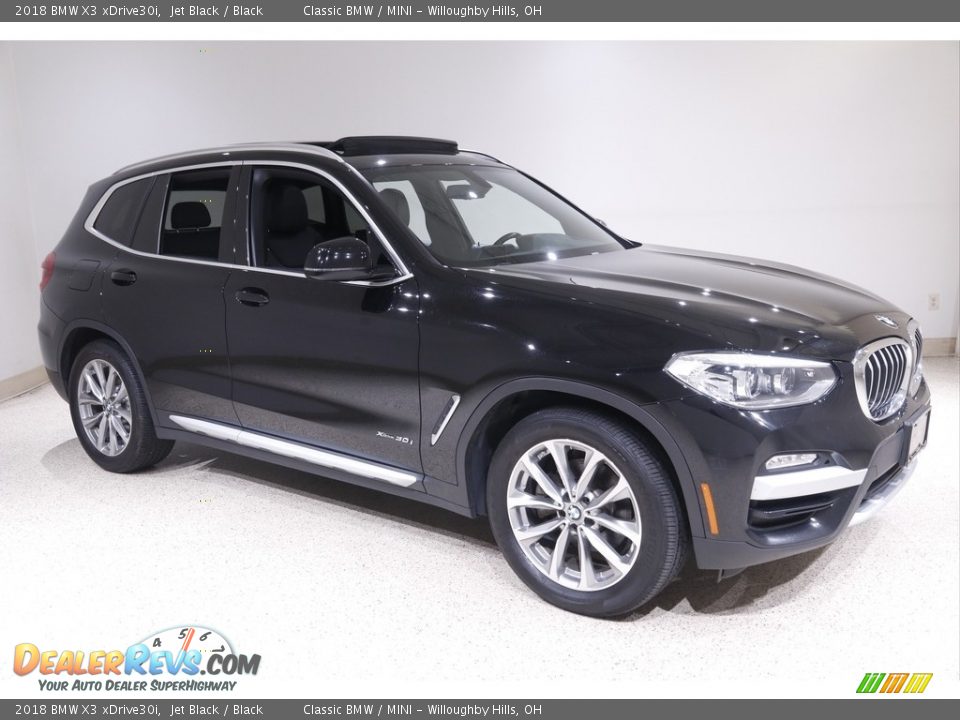 2018 BMW X3 xDrive30i Jet Black / Black Photo #1