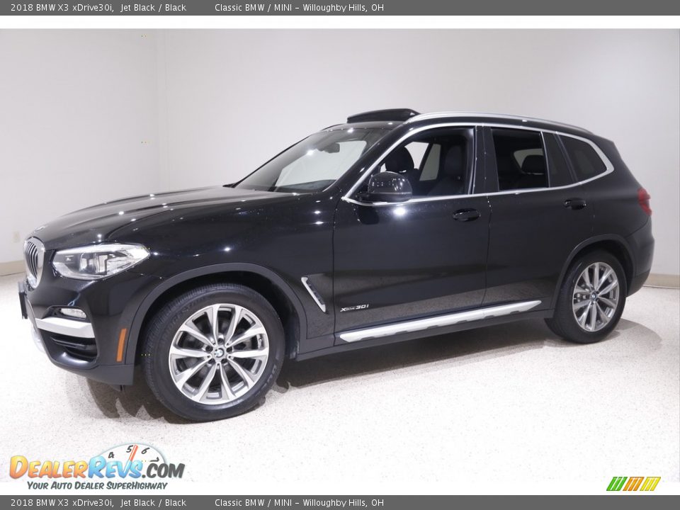 2018 BMW X3 xDrive30i Jet Black / Black Photo #3