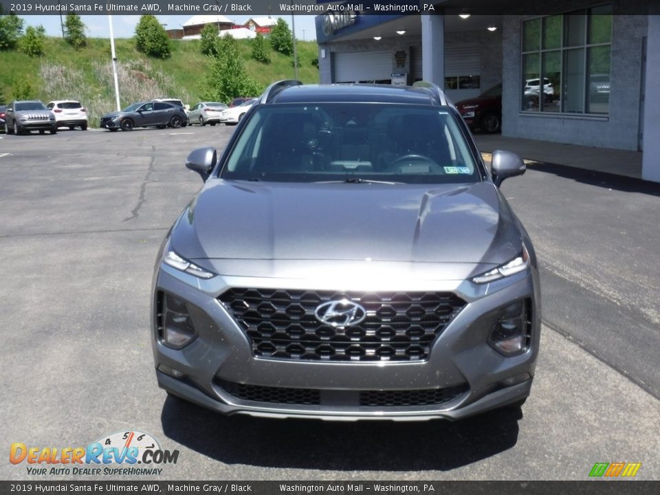 2019 Hyundai Santa Fe Ultimate AWD Machine Gray / Black Photo #4