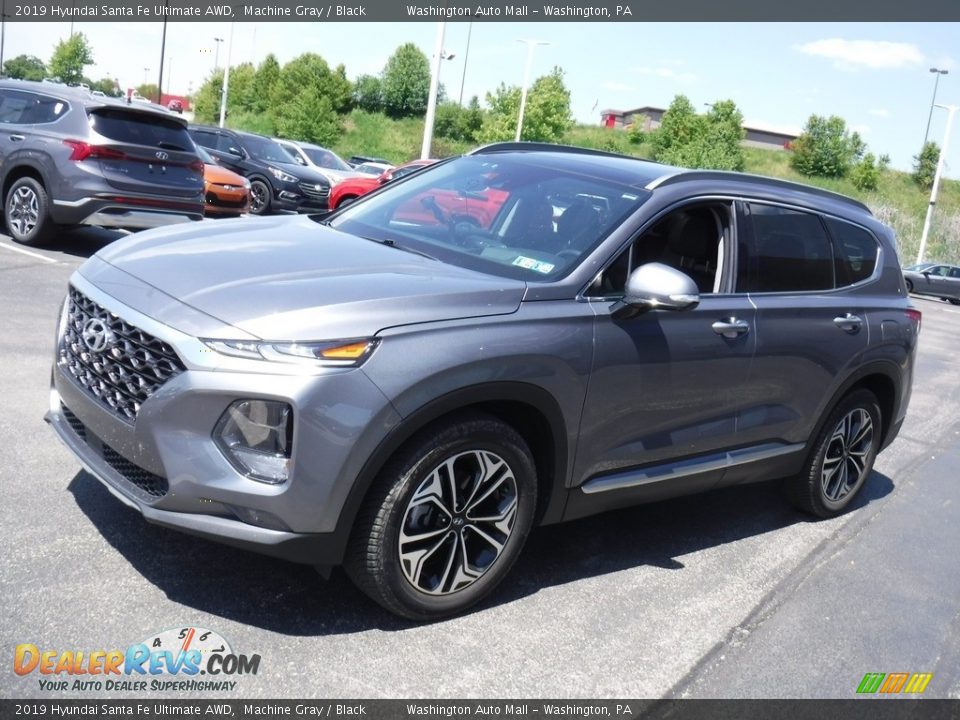 2019 Hyundai Santa Fe Ultimate AWD Machine Gray / Black Photo #5