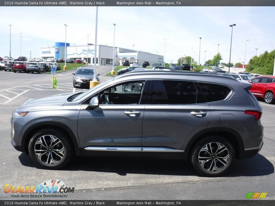 2019 Hyundai Santa Fe Ultimate AWD Machine Gray / Black Photo #6