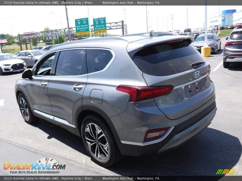 2019 Hyundai Santa Fe Ultimate AWD Machine Gray / Black Photo #7