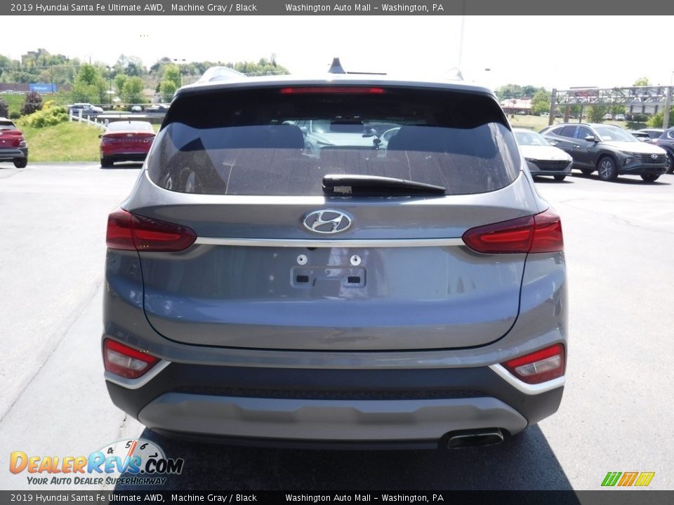 2019 Hyundai Santa Fe Ultimate AWD Machine Gray / Black Photo #8