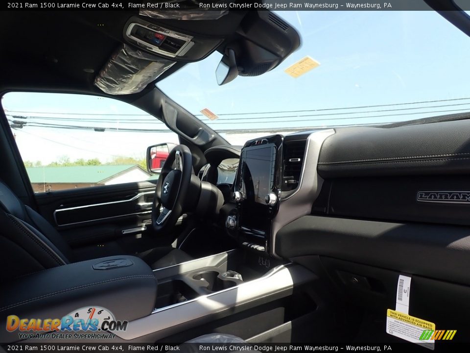 2021 Ram 1500 Laramie Crew Cab 4x4 Flame Red / Black Photo #11