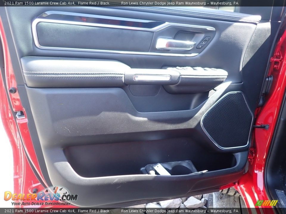 2021 Ram 1500 Laramie Crew Cab 4x4 Flame Red / Black Photo #12