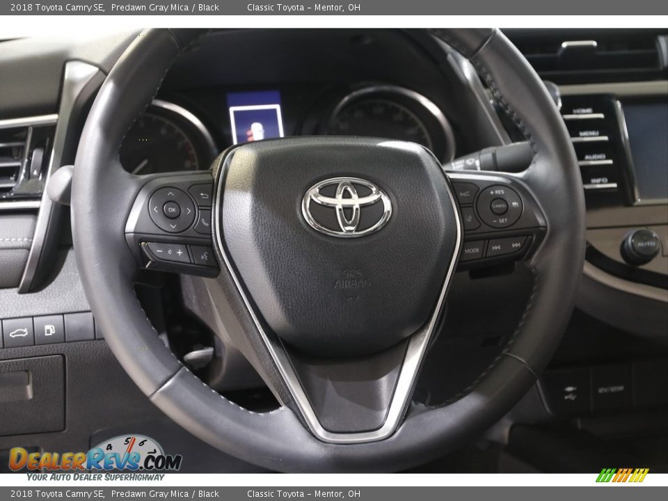 2018 Toyota Camry SE Predawn Gray Mica / Black Photo #7