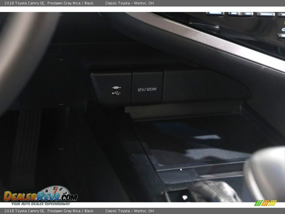 2018 Toyota Camry SE Predawn Gray Mica / Black Photo #12