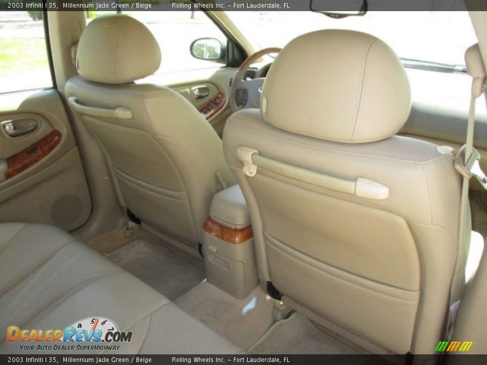 2003 Infiniti I 35 Millennium Jade Green / Beige Photo #8
